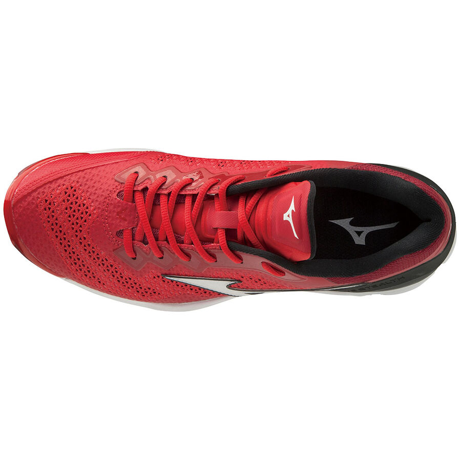 Mizuno WAVE STEALTH V Tomato/Wht/Blk